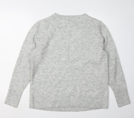 Womens UK Size M Wallis Grey Pullover Jumper