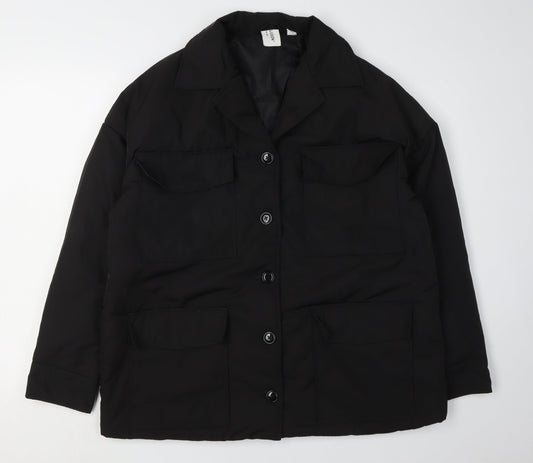 Collusion Women's Black Size 8 Basic Jacket