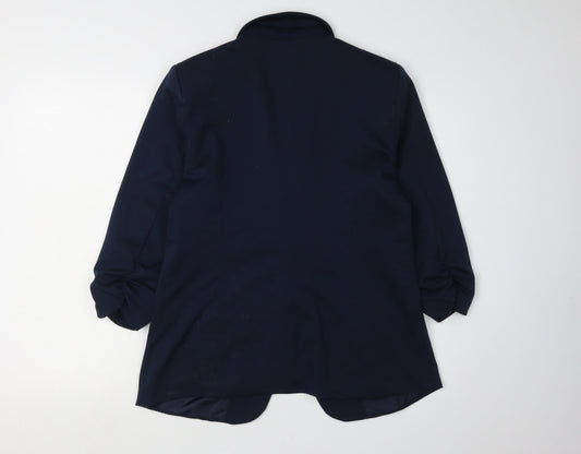 Fransa Women's Blue Blazer, Size 14, Regular Fit