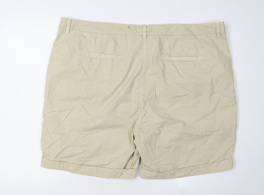 Marks and Spencer Women's Beige Chino Shorts Size 24