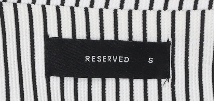 Reserved Women's Black Striped Blazer - Small