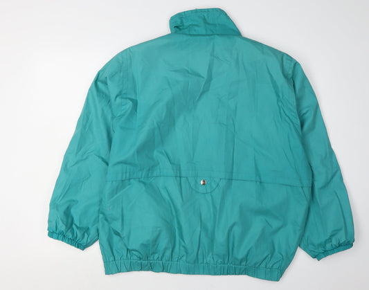 C&A Women's Green Windbreaker Jacket Size 16