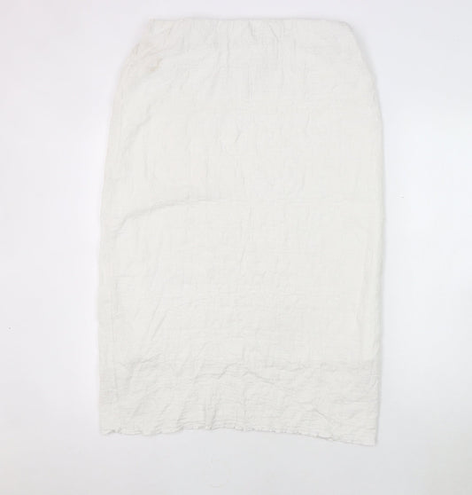 MNG Women’s Ivory Skirt, L, Regular Fit