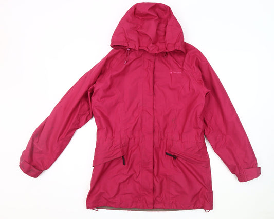 Womens UK Size 10 Peter Storm Red Parka Coat