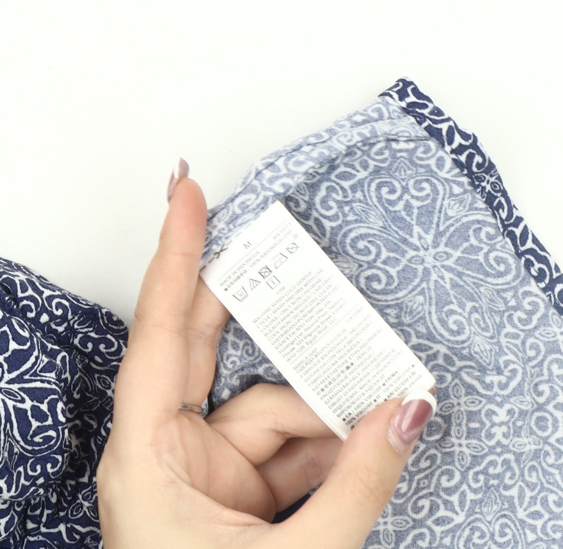 GAP Women's Blue Geometric Playsuit Medium