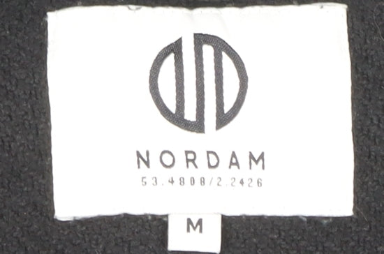 Mens UK Size M NORDAM Black Basic Jacket
