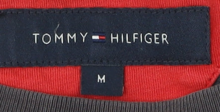 Unisex Adults UK Size M Tommy Hilfiger Black Basic T-Shirt