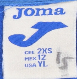 Joma Youth Blue Football Sweatshirt XS Teens