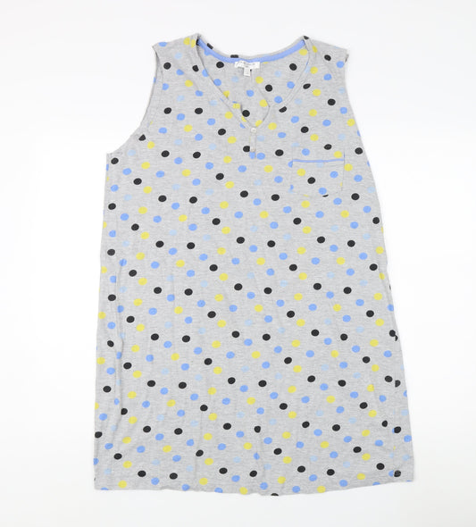 Womens UK Size L Laura Ashley Grey Tunic Tank