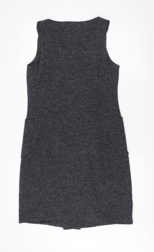 Laura Ashley Women's Grey Shift Dress Size 12