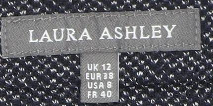 Laura Ashley Women's Grey Shift Dress Size 12