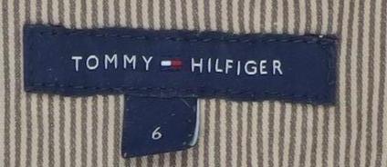 Womens UK Size 6 Tommy Hilfiger Regular Fit Casual Beige Trousers