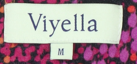 Womens UK Size M Viyella Multicoloured Basic Blouse