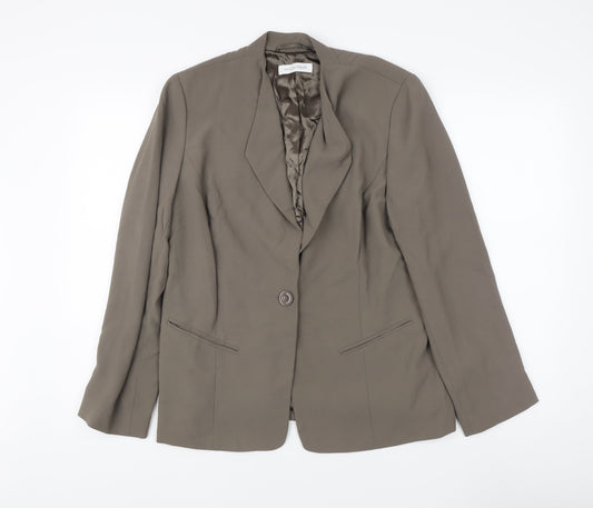 Womens UK Size 12 Windsmoor Regular Brown Blazer