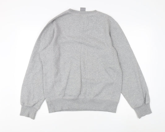 Mens UK Size S Nike Grey Pullover Sweatshirt