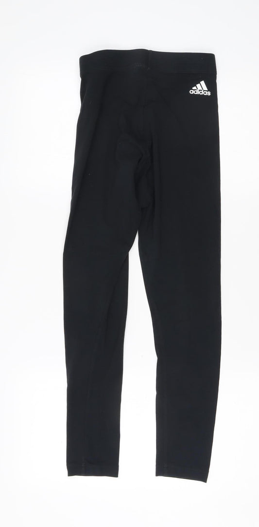 Womens UK Size XS adidas Leggings Black Leggings