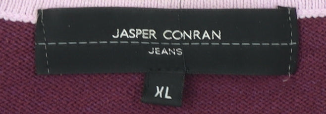 Jasper Conran Women's Purple XL Crew Neck Jumper