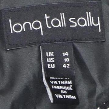 Long Tall Sally Women's Black Sheath Dress Size 14