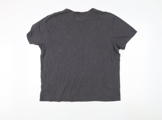 Mens UK Size L Tommy Hilfiger Grey T-Shirt