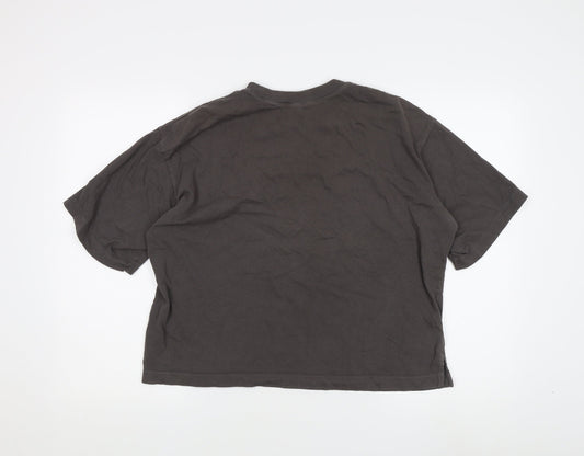 Uniqlo Men's S Black Crew Neck T-Shirt Short Sleeve
