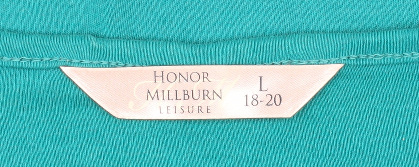 Womens UK Size L Honor Millburn Blue Basic T-Shirt