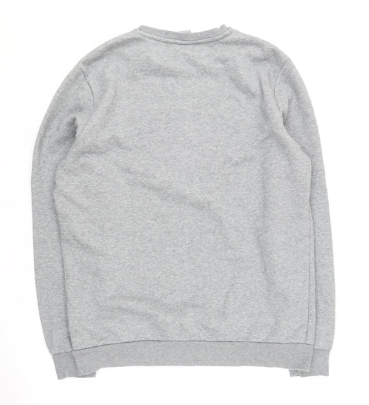 Mens UK Size M PUMA Grey Pullover Sweatshirt