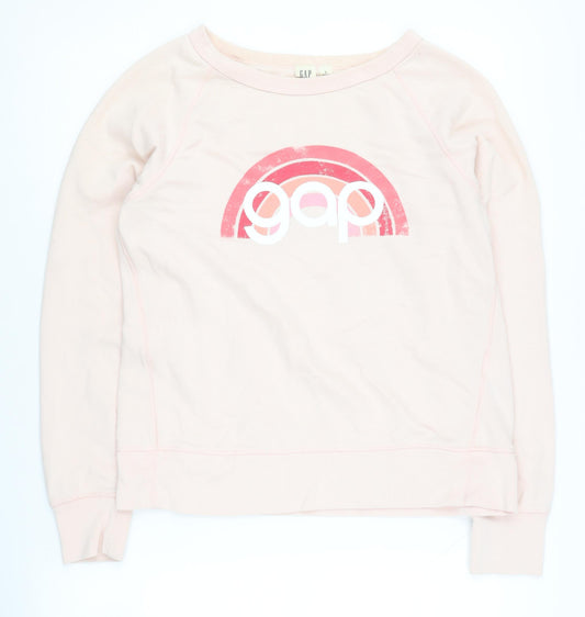 Womens UK Size S Gap Pink Pullover Sweatshirt
