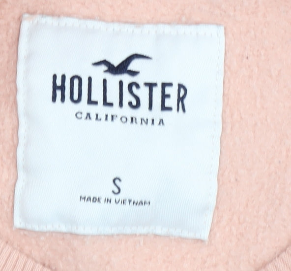Hollister Women's Pink Pullover Sweatshirt Size S