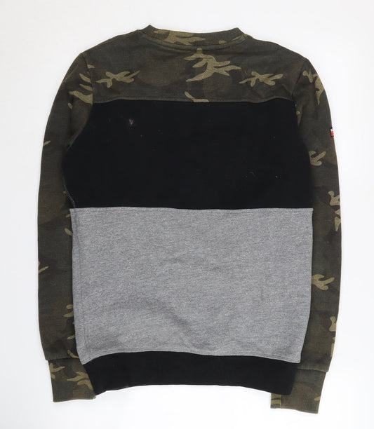 SuperDry Men's Camouflage Pullover Sweatshirt S