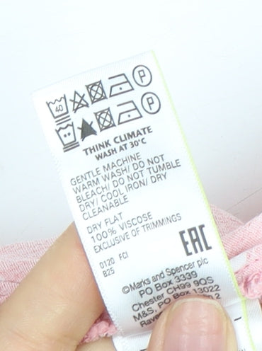 Marks and Spencer Women's Pink Polka Dot Skirt