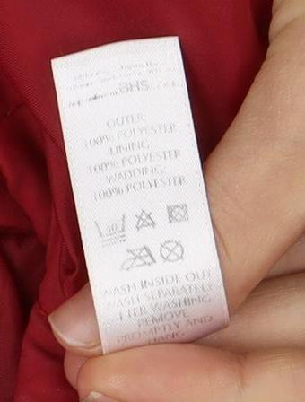 Authentic Women's Red Quilted Jacket Size 12