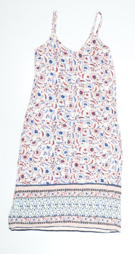 Next Women's Multicoloured Floral Slip Dress