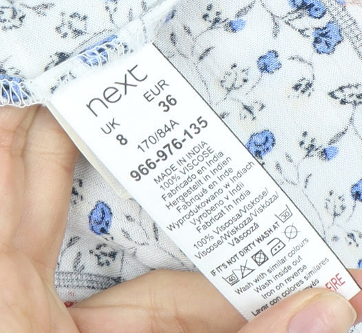 Next Women's Multicoloured Floral Slip Dress