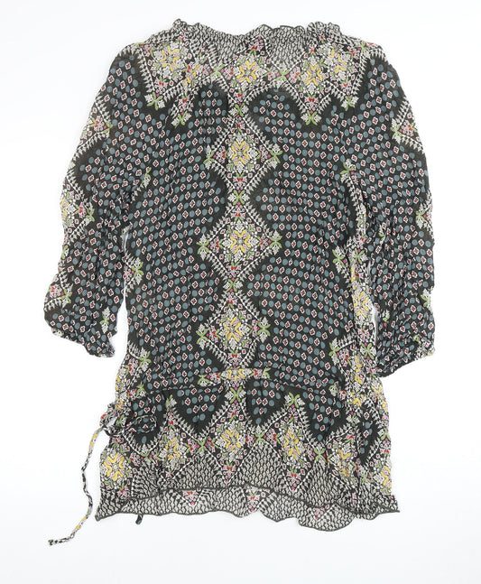 Next Women's Multicoloured 3/4 Sleeve Dress