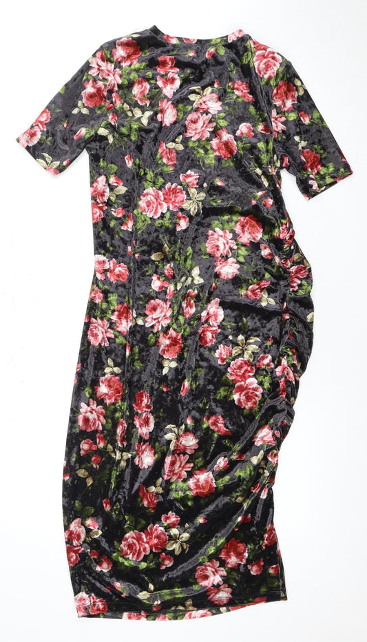 Marks and Spencer Women's Multicoloured Floral Dress