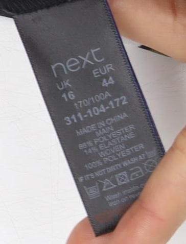 Next Women's Striped Dress Multicoloured Size 16