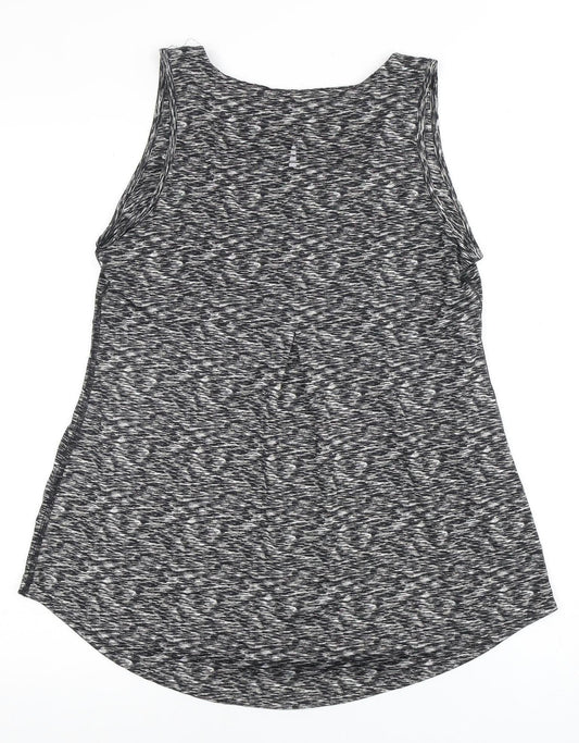 Lands' End Women's Black Sleeveless Tank Top M