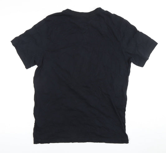 Nike Men's Black Graphic Print T-Shirt M