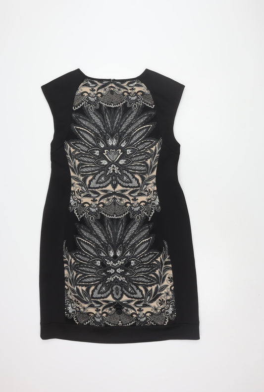 Wallis Women's Black Sleeveless Dress Size 18