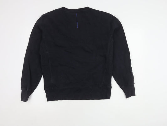 Superdry Men's Black Medium Pullover Sweatshirt