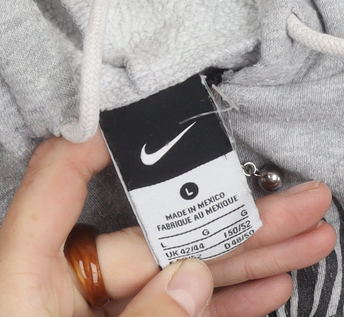 Nike Women’s Grey Full Zip Hoodie L Casual