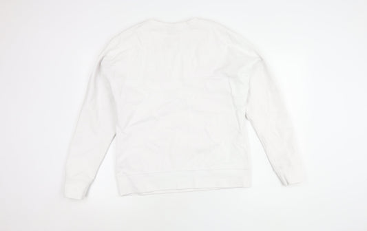 United Colors of Benetton Men's White M Pullover Jumper