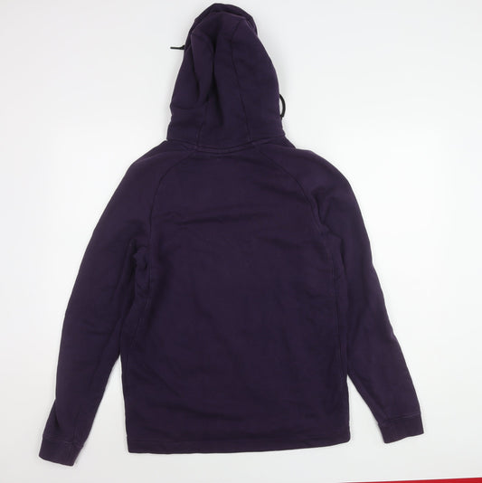 Nike Women's Purple Pullover Hoodie M - Activewear Essential