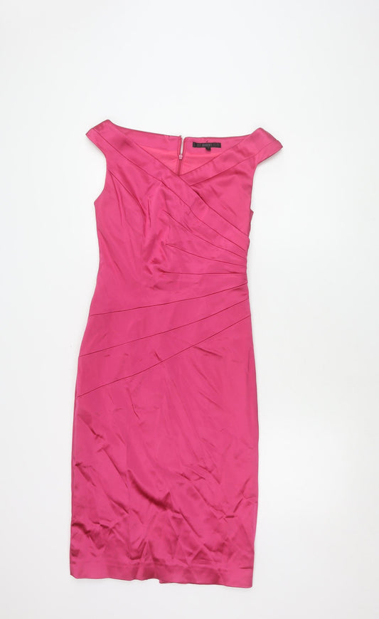 Coast Women's Pink Sheath Dress Size 8