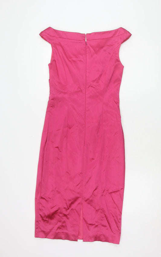 Coast Women's Pink Sheath Dress Size 8