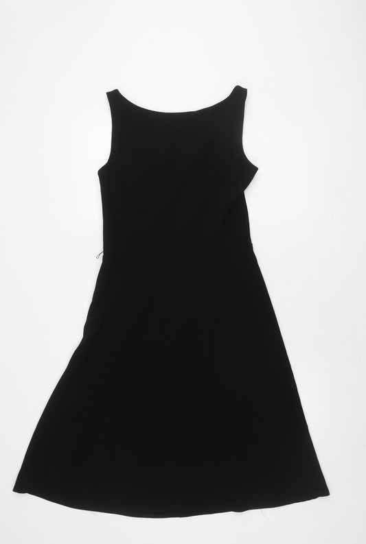 Coast Black A-Line Dress Women's Size 10 Sleeveless