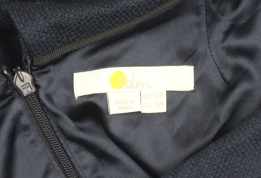 Boden Women's Blue Cotton Pencil Skirt Size 10