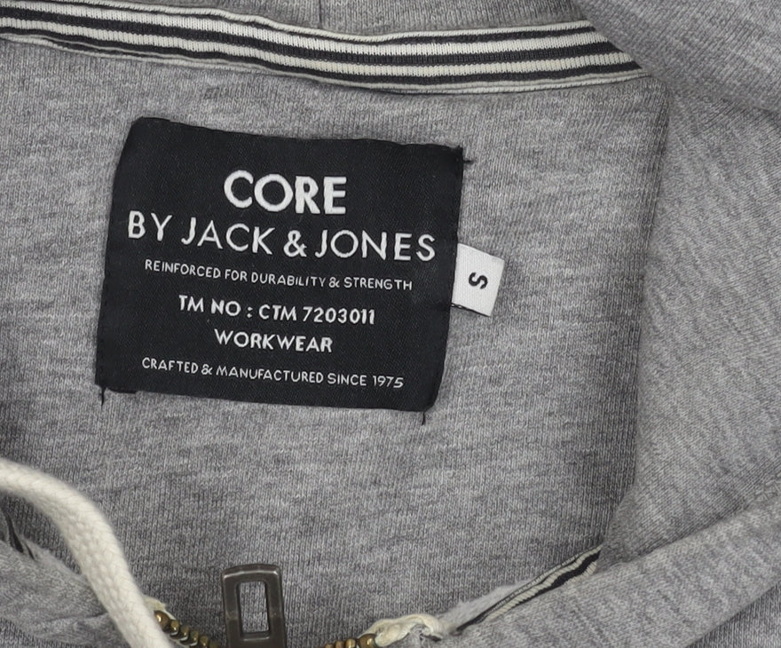Mens UK Size S JACK & JONES Grey Basic Jacket