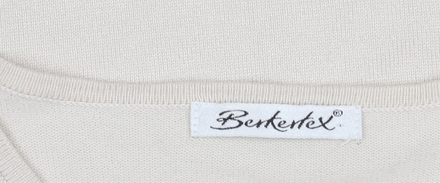 Womens UK Size 10 Berkertex Beige Pullover Jumper
