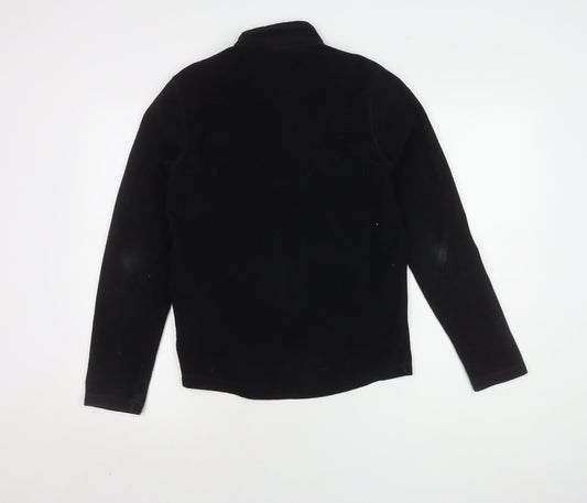 Mens UK Size XS DECATHLON Black Henley Sweatshirt